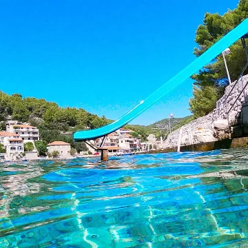 Two-Bedroom Apartment in Blato with Sea View