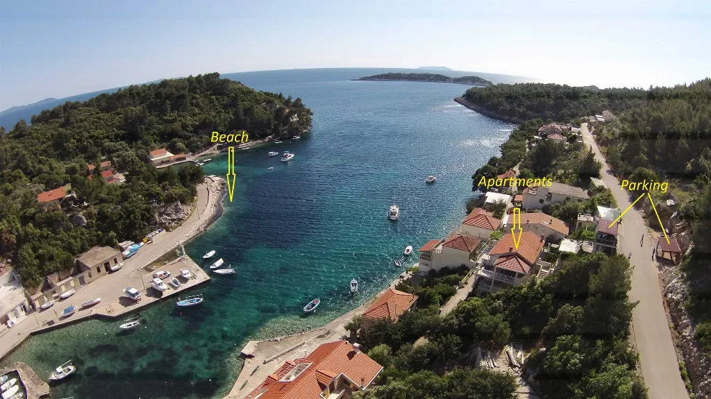 Studio Apartment with Sea View for 2 in Blato