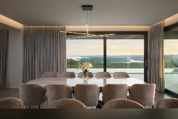 Sea View Villa with Pool in Koromačno