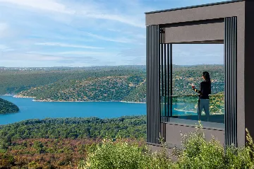 Sea View Villa with Pool in Koromačno