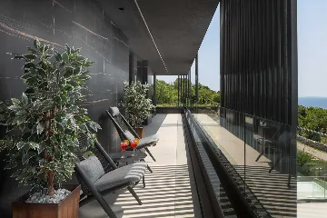 Sea View Villa with Pool in Koromačno