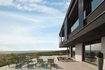 Sea View Villa with Pool in Koromačno