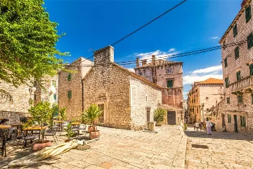 Apartment with Balcony in Šibenik for 4 Guests