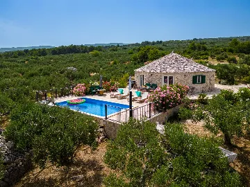 Holiday House with Heated Pool in Supetar