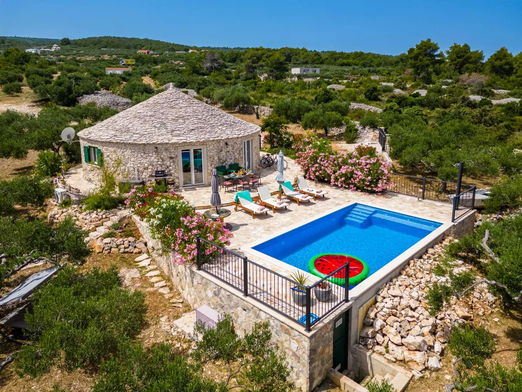 Holiday House with Heated Pool in Supetar