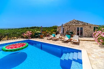 Holiday House with Heated Pool in Supetar