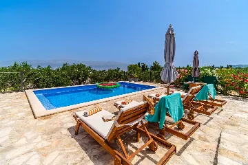 Holiday House with Heated Pool in Supetar