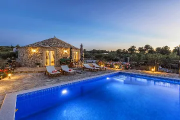 Holiday House with Heated Pool in Supetar