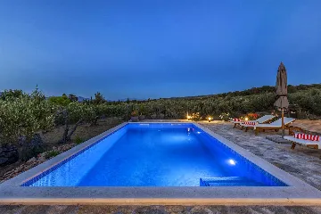 Holiday House with Heated Pool in Supetar