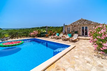 Holiday House with Heated Pool in Supetar