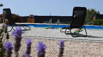 Mobile Home with Sea and Pool View in Pirovac