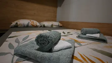 Mobile Home with Sea and Pool View in Pirovac