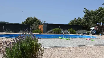 Mobile Home with Sea and Pool View in Pirovac