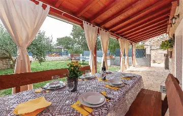 Stone Holiday House with Pool in Puljane, Oklaj