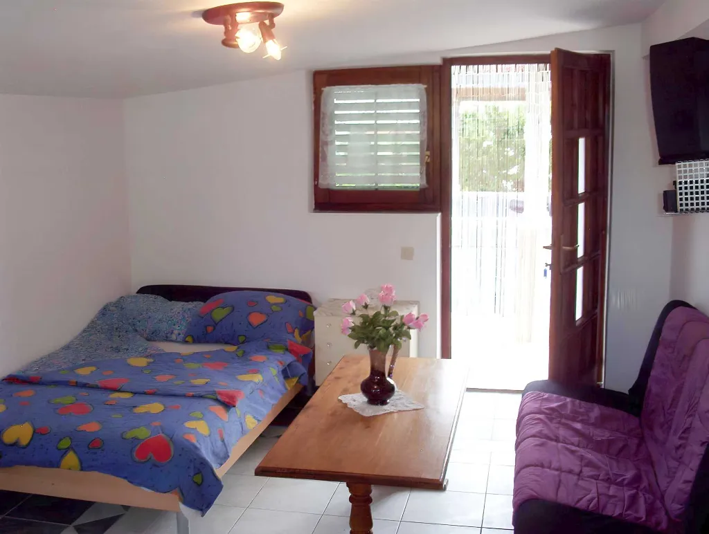 Studio Apartment for 2 in Vir with Terrace