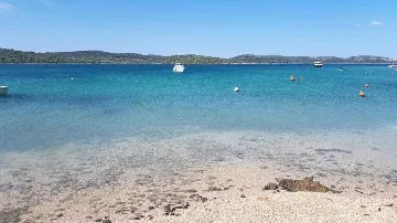 Mobile Home with Terrace and Shared Pool in Pirovac