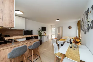 1-Bedroom Apartment for 4 Guests in Novalja