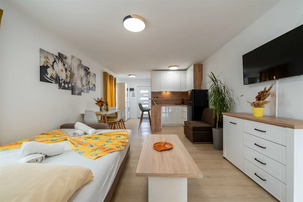 1-Bedroom Apartment for 4 Guests in Novalja