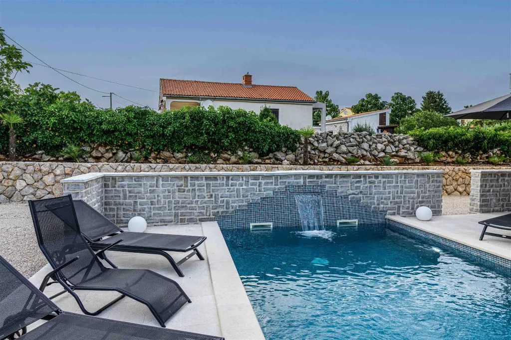 Private Pool Villa in Brzac for 8 Guests