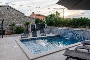 Private Pool Villa in Brzac for 8 Guests