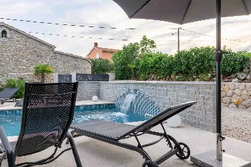 Private Pool Villa in Brzac for 8 Guests