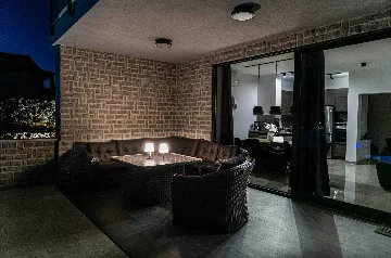 Private Pool Villa in Brzac for 8 Guests