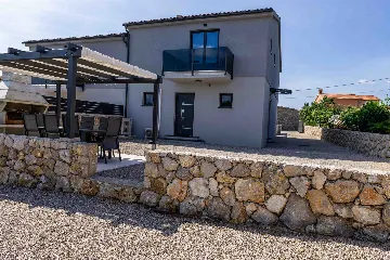 Private Pool Villa in Brzac for 8 Guests