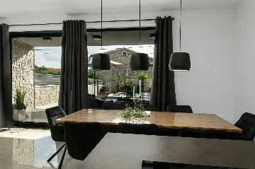 Private Pool Villa in Brzac for 8 Guests