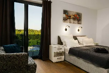 Private Pool Villa in Brzac for 8 Guests