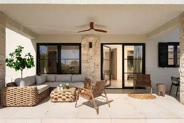 Drenje Holiday House with Sea-View Balconies