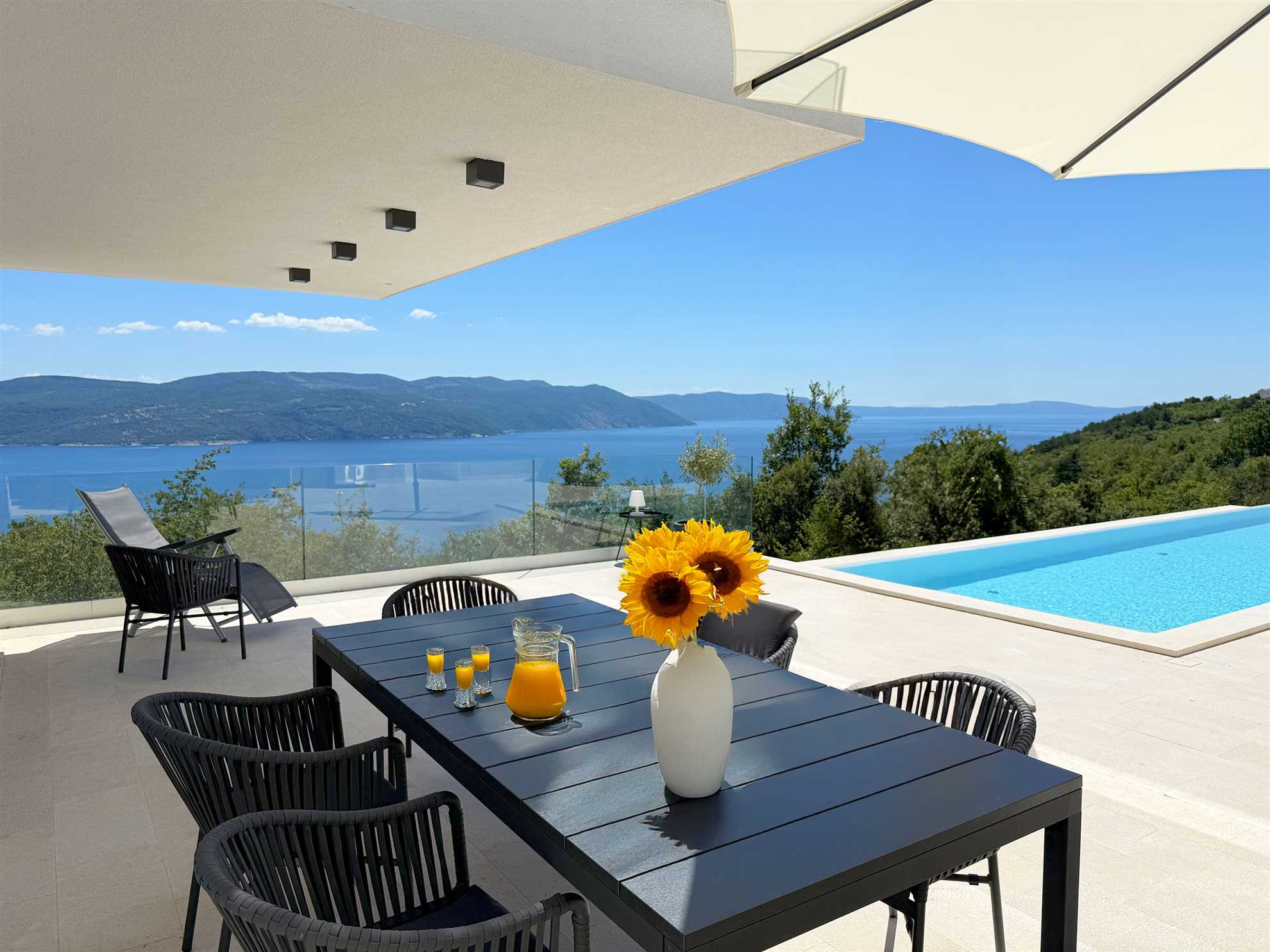 Image of Villa Ena in peaceful location with a sea view