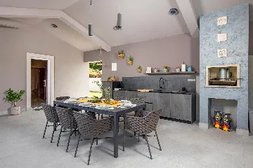 Villa in Labin with Private Pool, Jacuzzi & Sauna