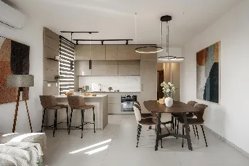 2-Bedroom Apartment with Panoramic Balcony in Labin