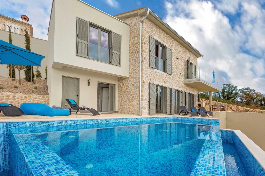Holiday house with sea view in Mali Kosi