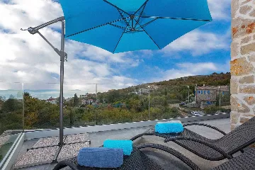 Holiday house with sea view in Mali Kosi