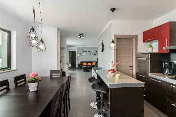 Holiday House in Trget with Private Pool & Sea Views