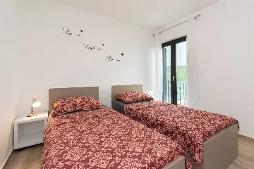 Holiday House in Trget with Private Pool & Sea Views