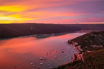 Holiday House in Trget with Private Pool & Sea Views