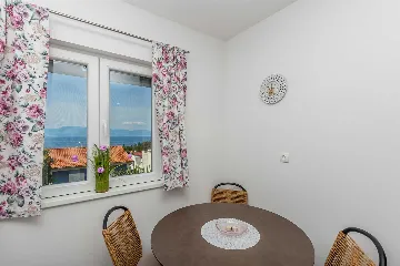 Njivice Studio for 3 with Sea-View Balcony