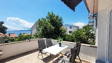 Apartment in Krk with Sea View for 4 Guests