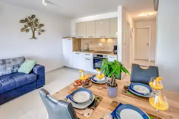 2-Bedroom Apartment in Njivice with Sea View