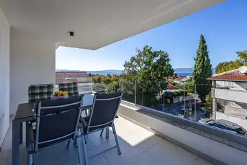 2-Bedroom Apartment in Njivice with Sea View