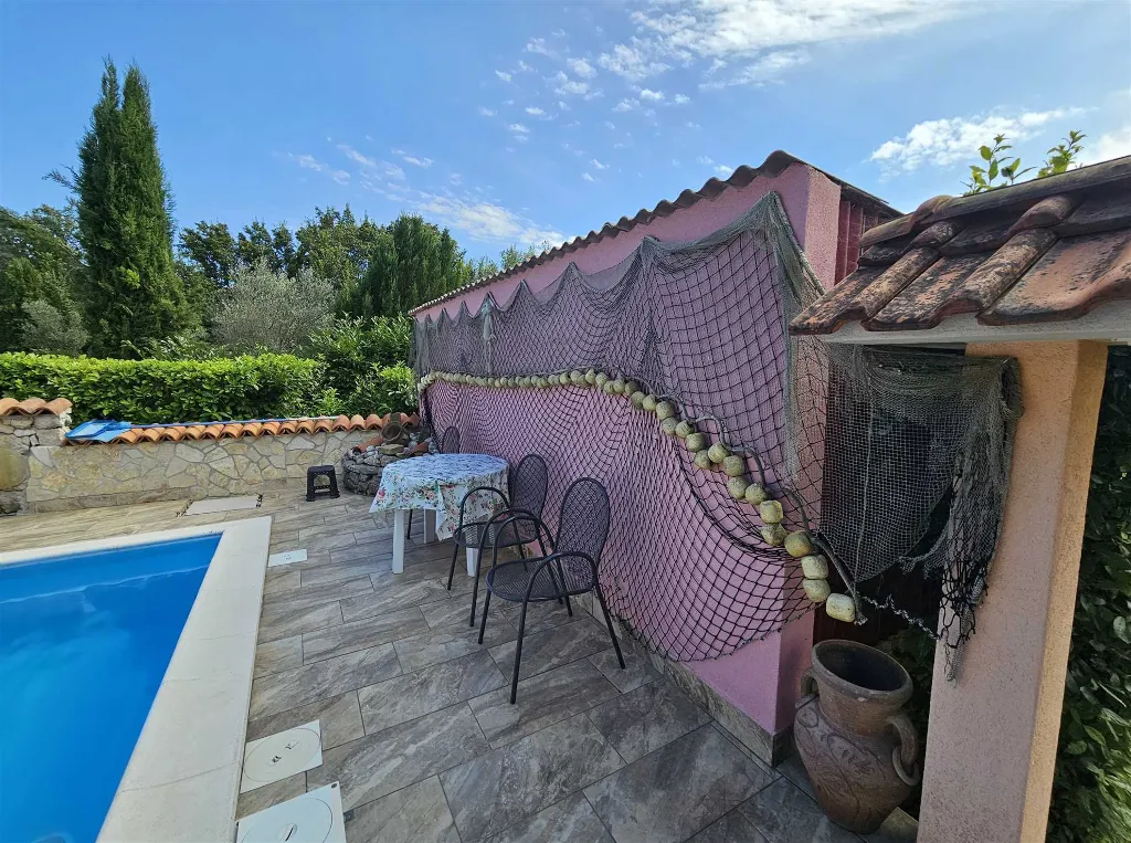 Malinska Holiday House with Saltwater Pool for 4