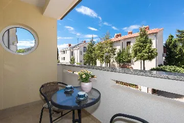 Malinska Apartment with Balcony for 4 Guests