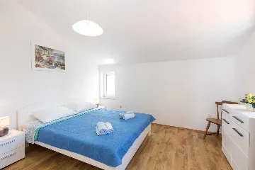 Apartment with Balcony in Malinska for 4 Guests