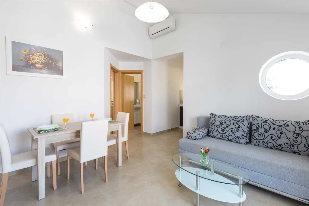 Apartment with Balcony in Malinska for 4 Guests