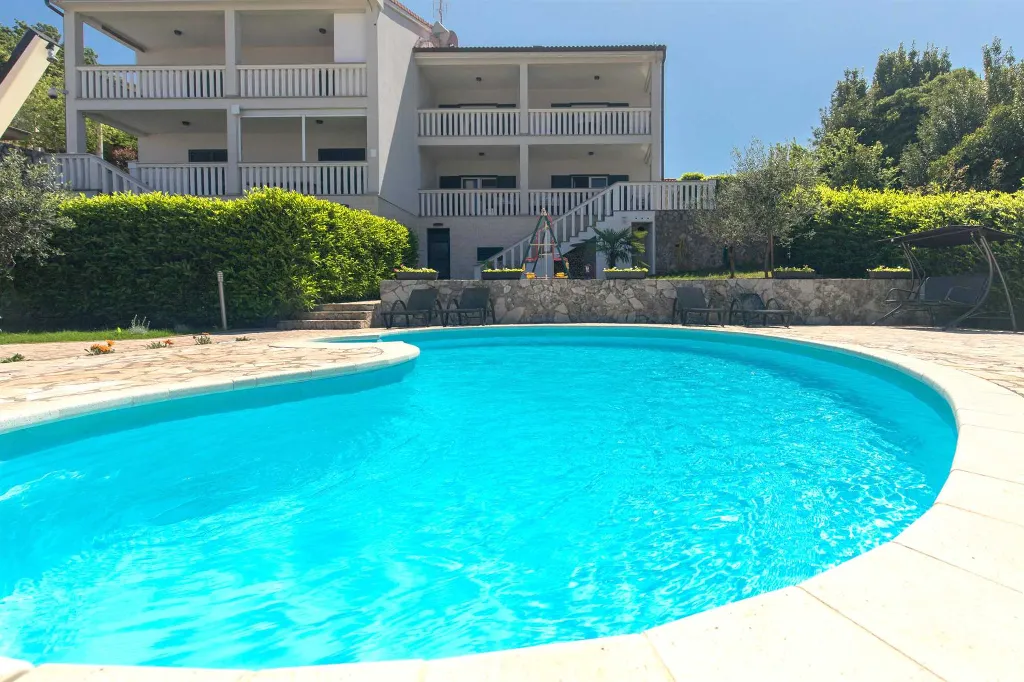 Malinska Villa for Two Families with Private Pool