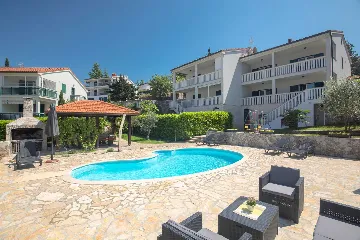 Malinska Villa for Two Families with Private Pool