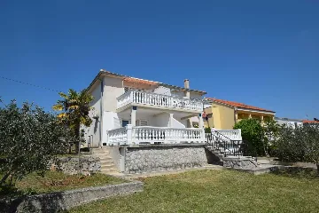 Air-Conditioned Apartment in Krk with Sea-View Balcony