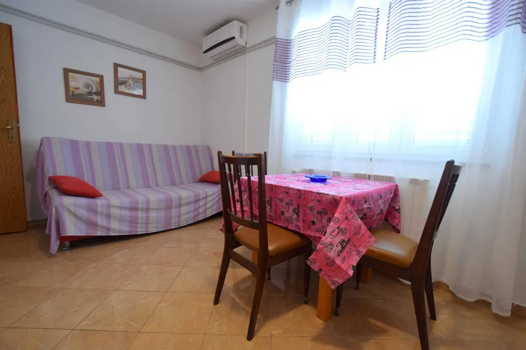 Air-Conditioned Apartment in Krk with Sea-View Balcony